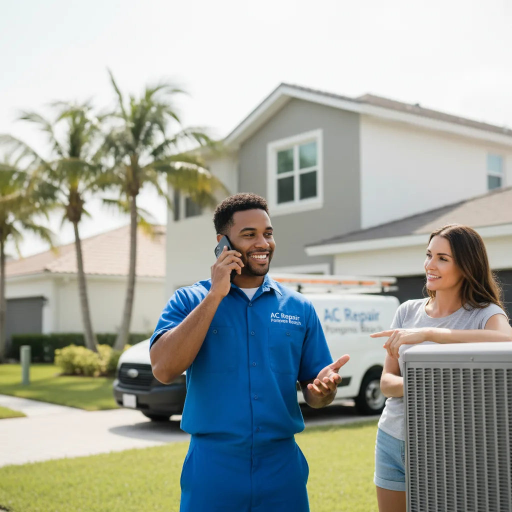 AC Repair Pompano Beach customer support in Carle Place